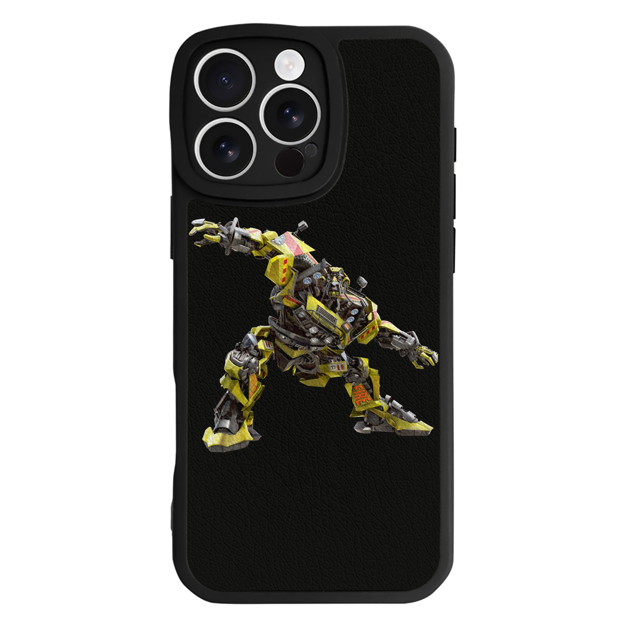 （画像用） Transformers トランスフォーマー 【iPhone 16シリーズ対応】シリコンスマホケース（レザー調） 材質：シリコン